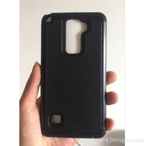 TPU and PC Hybrid Rugged Back Cover Case for LG Stylus 2 Plus Mobile